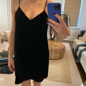 Cami NYC Velvet slip dress
